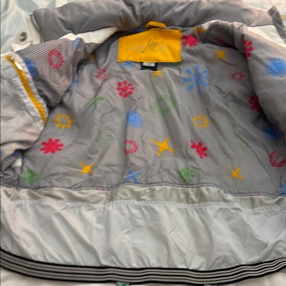 Vintage Ober Meyer Insulated Coat Jacket Parka Ski Snow Striped Womens size 12 - Picture 7 of 8